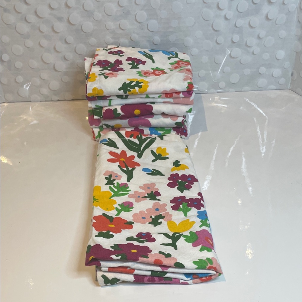 Urban Villa 🌺🌼Blossom Print Reusable Cotton Napkins (set of 8)